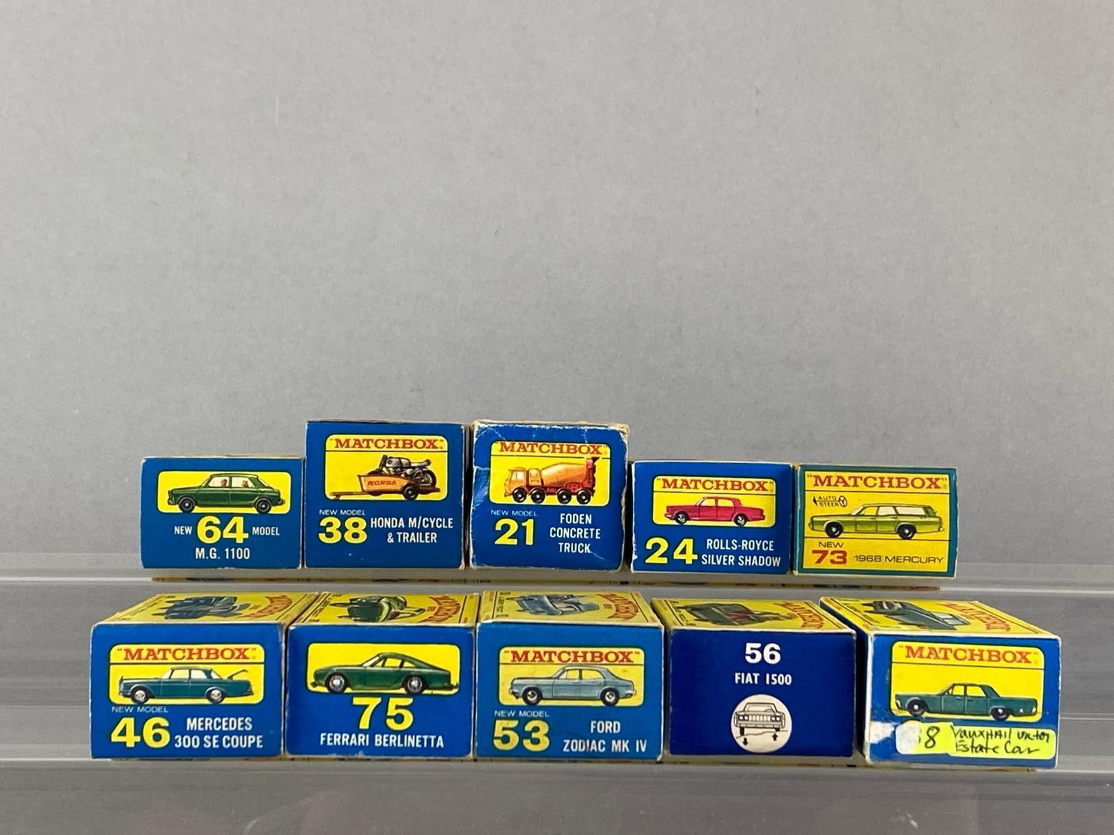 Group of Lesney Matchbox Type E Boxes - 2
