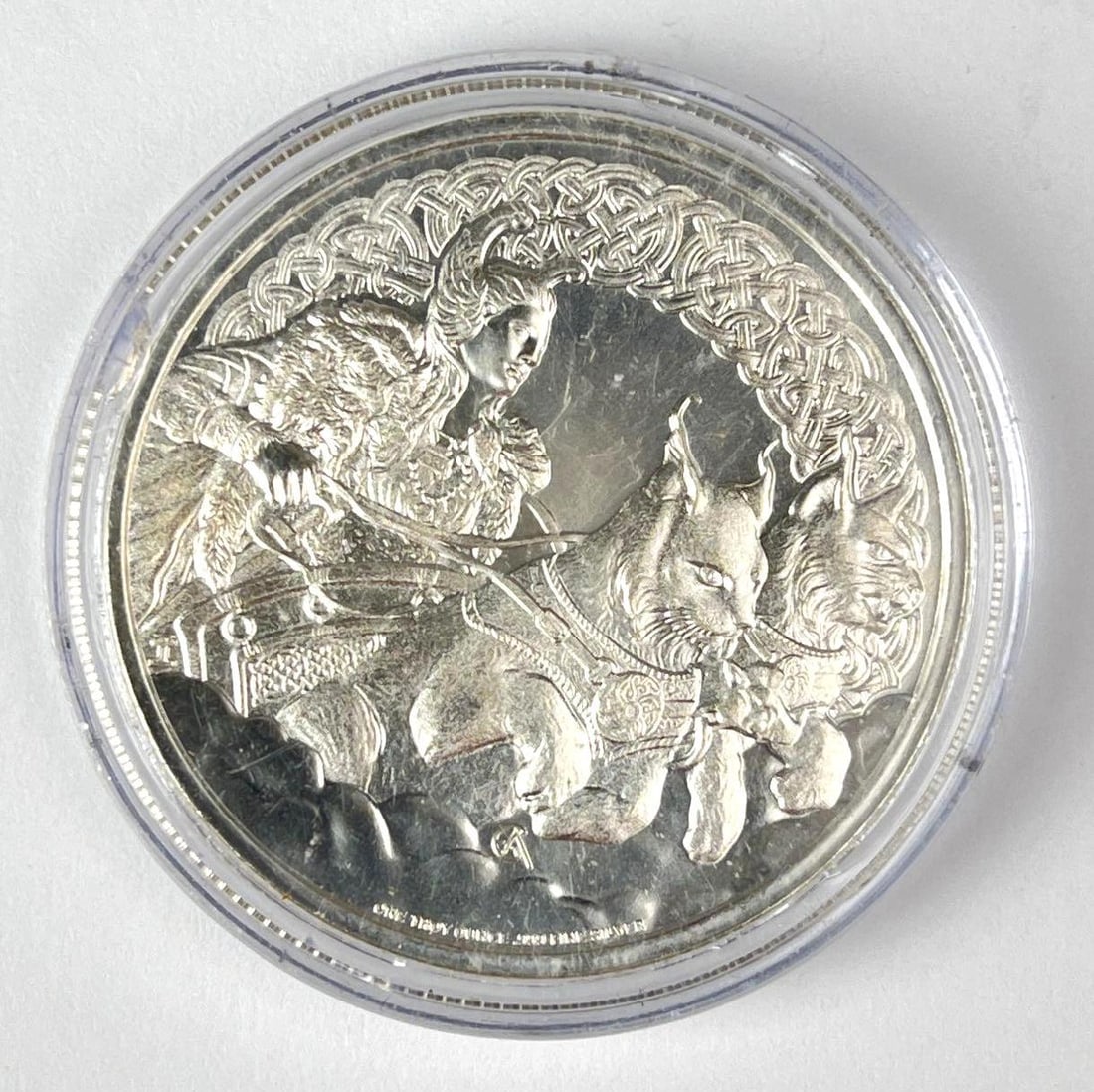 2022 NIUE Norse Gods Freya 1 oz .999 Fine Silver Coin (1 of 2)