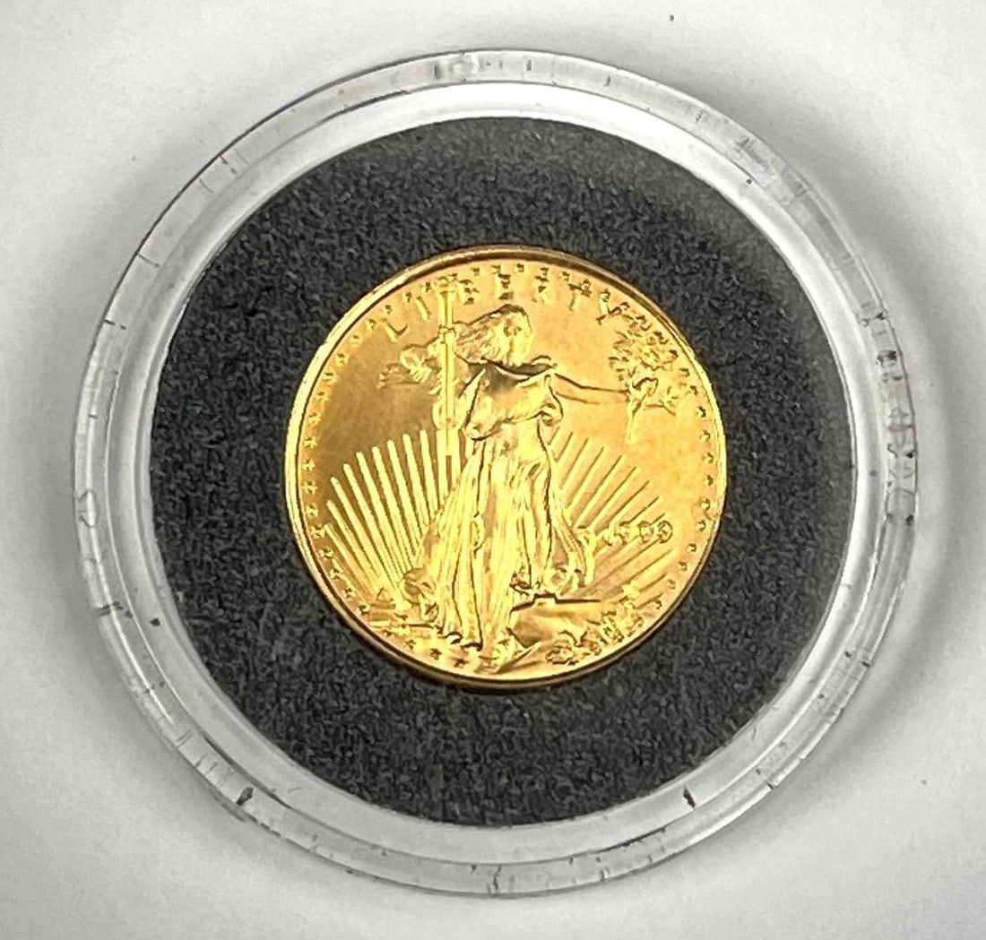 1999 US $5 American Gold Eagle 1/10 oz Fine Gold: 1999 US $5 American Gold Eagle 1/10 oz Fine Gold