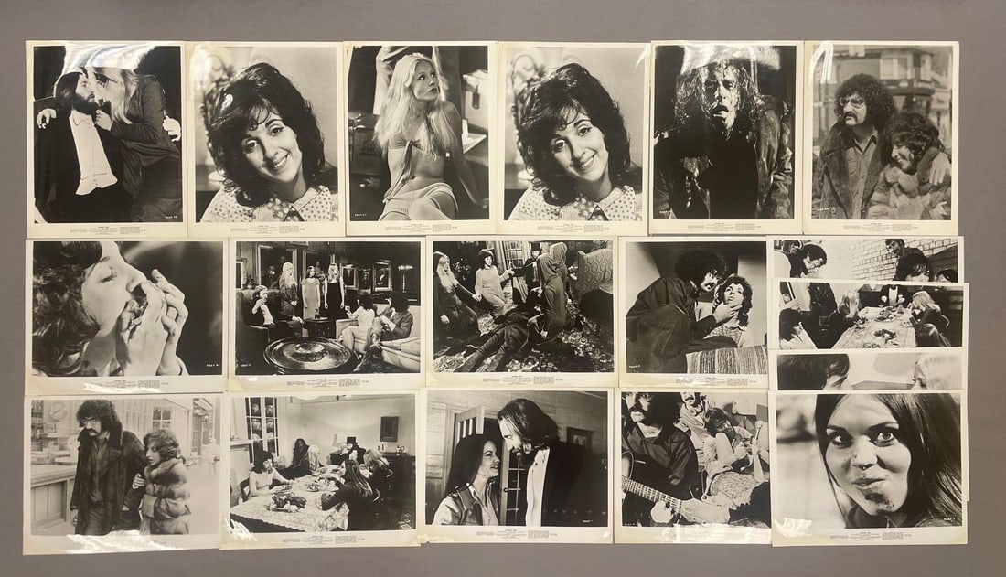 Group of 18 Cannibal Girls Movie Stills: 8 inches x 10 inches
