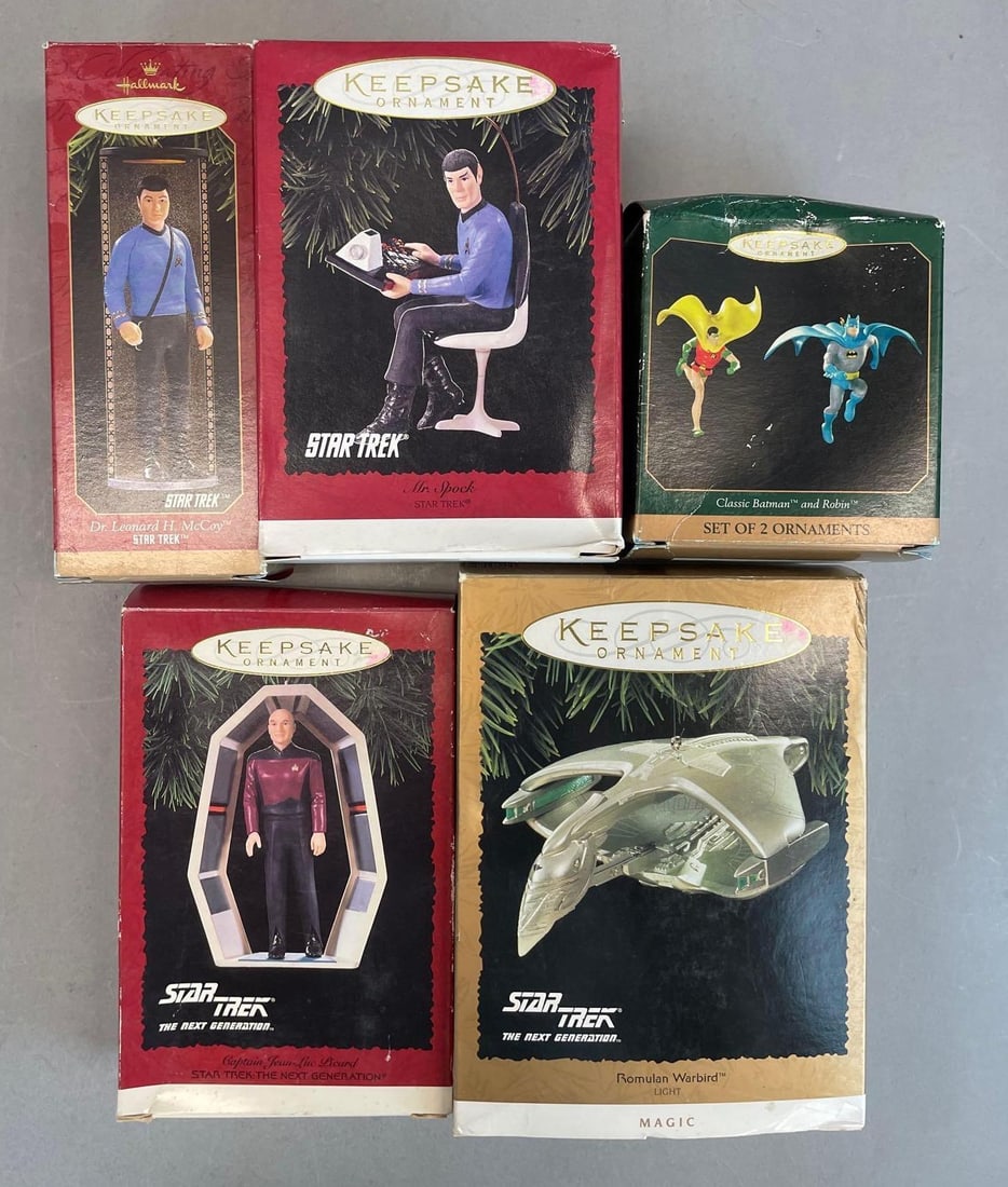 Group of Star Trek Hallmark Keepsake Christmas Ornaments (1 of 2)