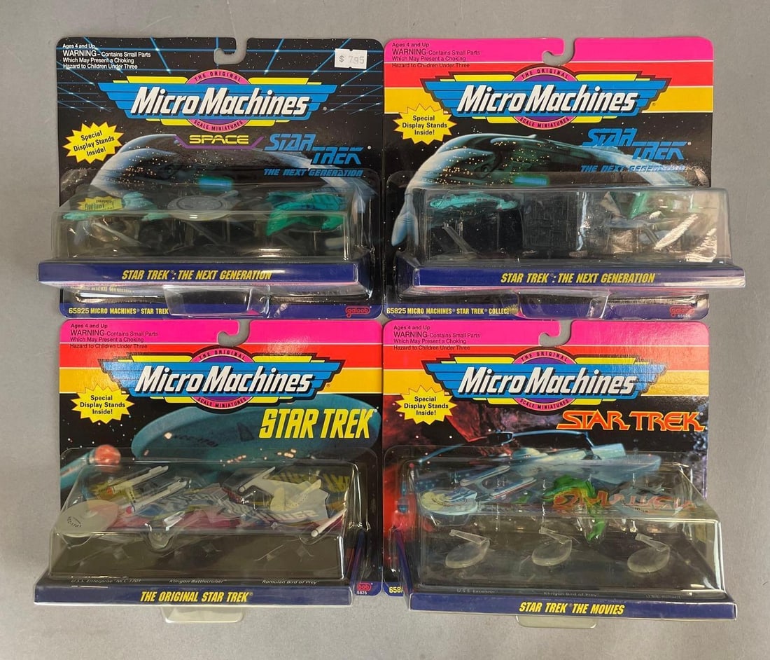 Group of Galoob Micro Machines Star Trek Die-Cast Vehicle Sets (1 of 2)