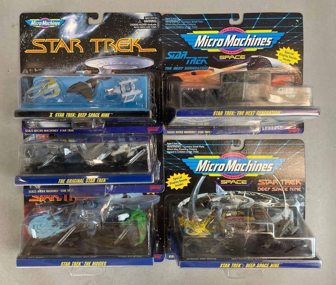 Group of Galoob Micro Machines Star Trek Die-Cast Vehicle Sets (1 of 2)