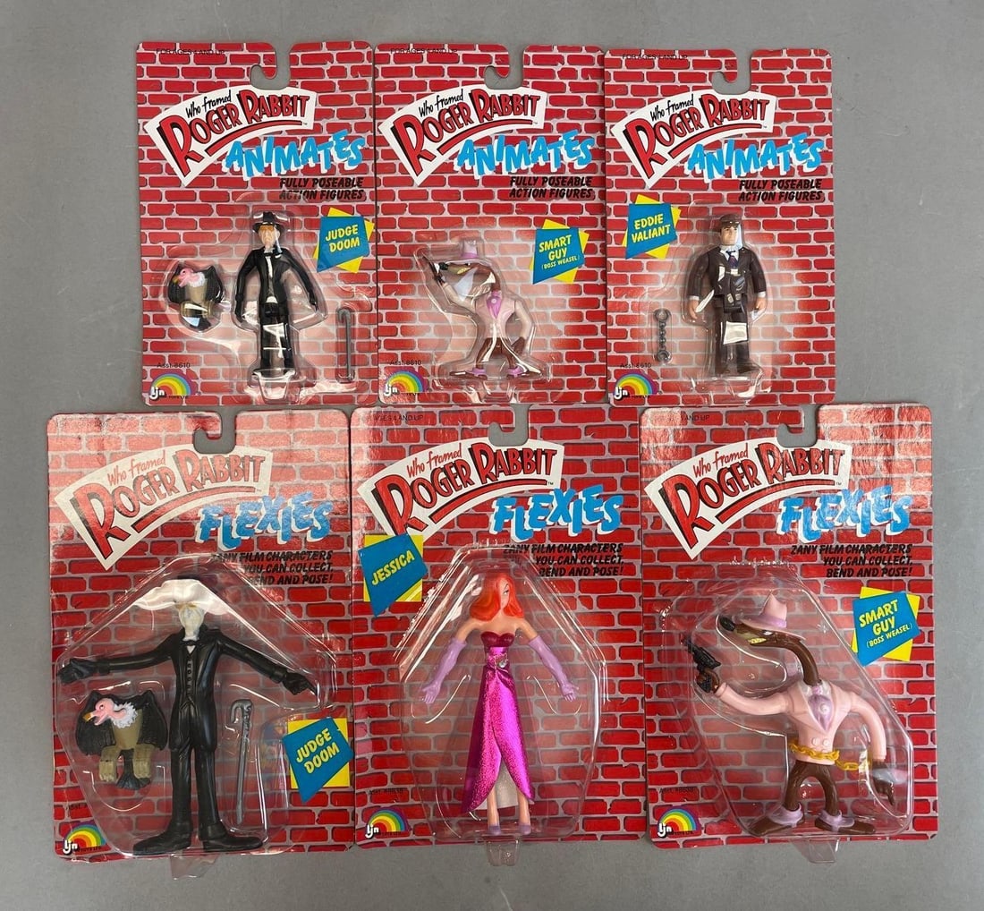 Group of LJN Who Framed Roger Rabbit Poseable Figures (1 of 2)