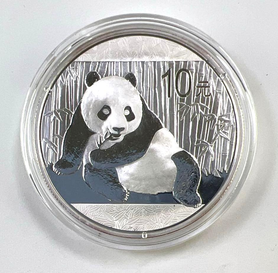 2015 Chinese Panda 1 oz .999 Fine Silver Round: 2015 Chinese Panda 1 oz .999 Fine Silver Round