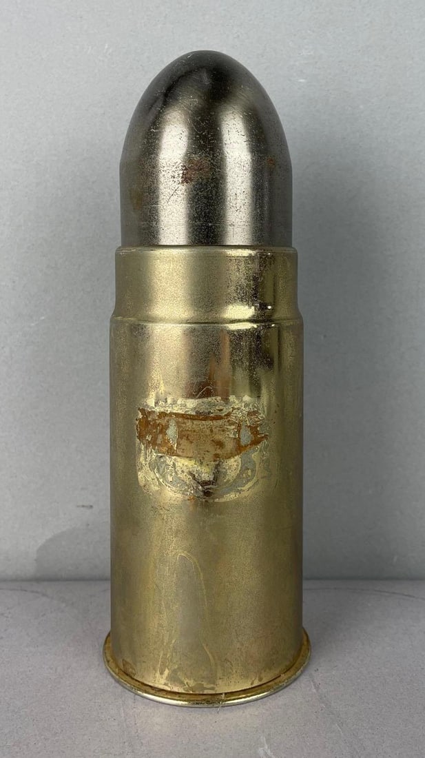 Vintage Bullet Style Cigarette Dispenser: Measures 8 inches x 3 inches