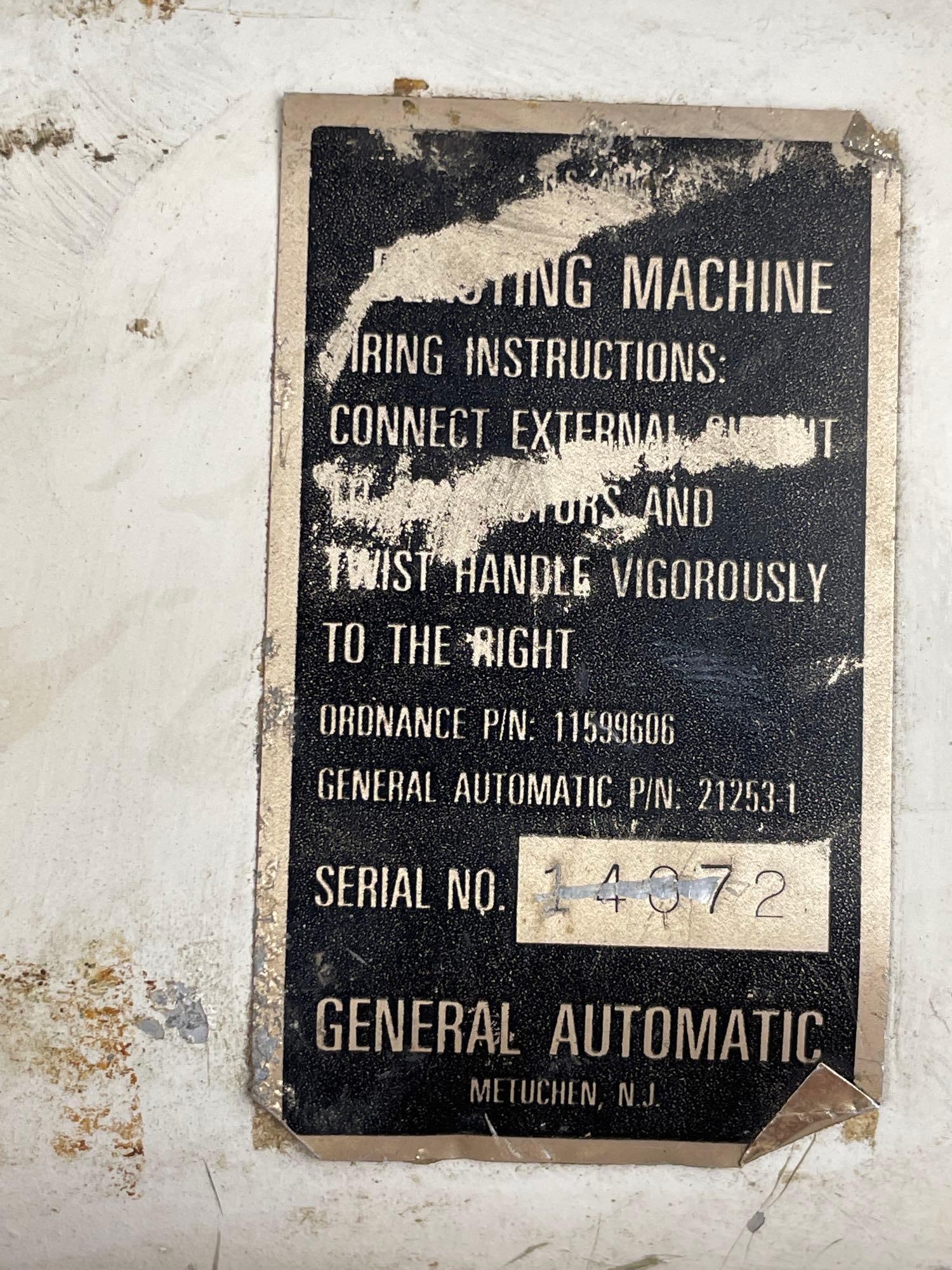 General Automatic U.S. Army 10 Cap Blasting Machine - 2
