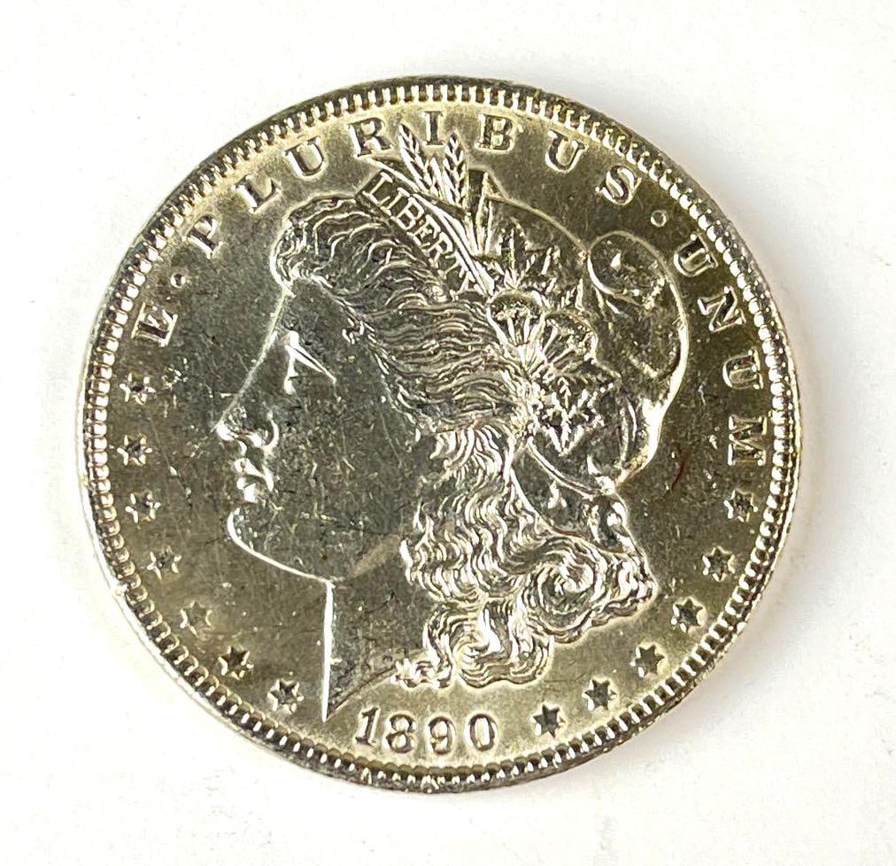 1890 US Morgan Silver Dollar: 1890 US Morgan Silver Dollar