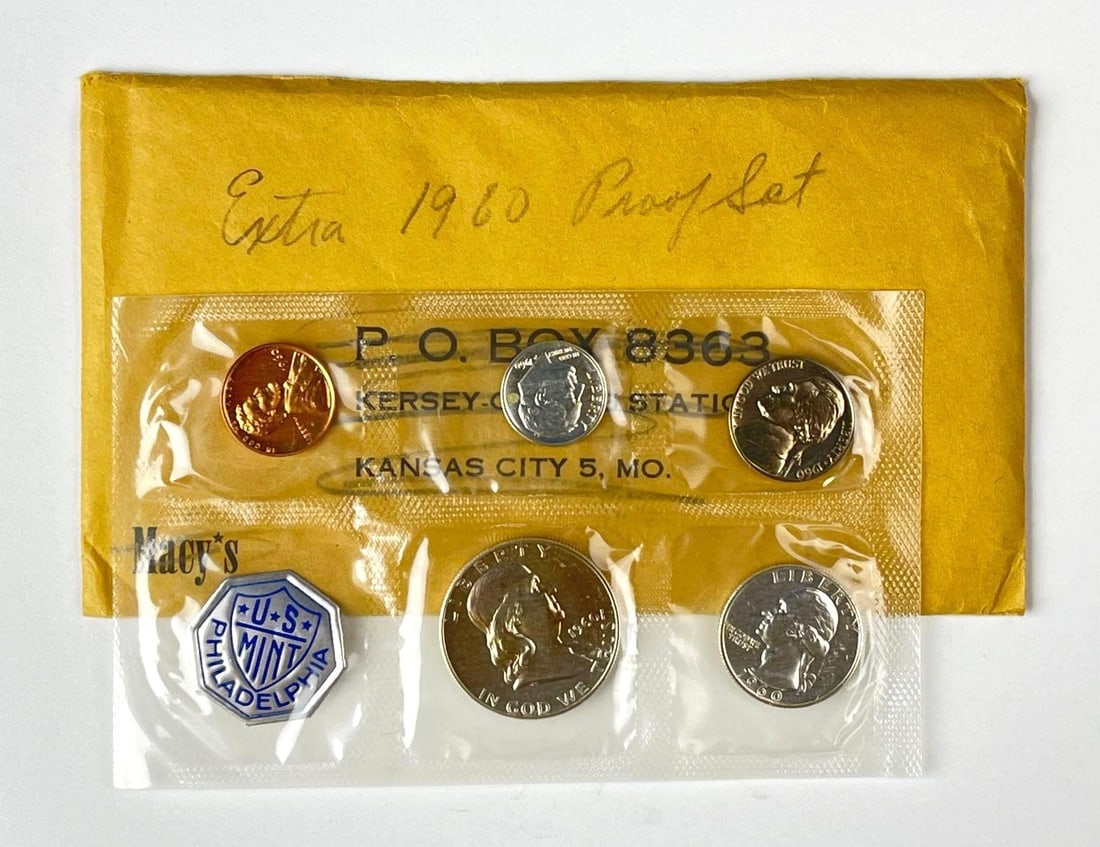 1960 US Mint Philadelphia Coin Proof Set (1 of 2)