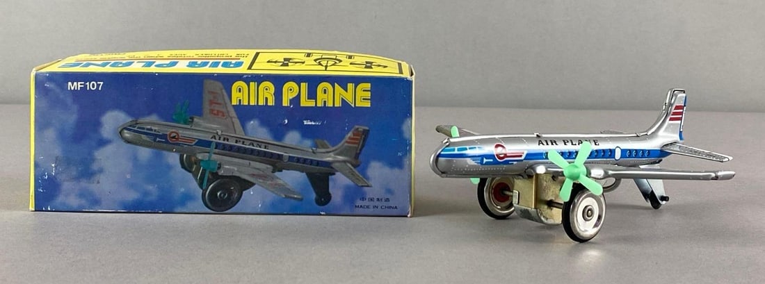 Tin-Litho Friction ST-1 Toy Airplane (1 of 4)