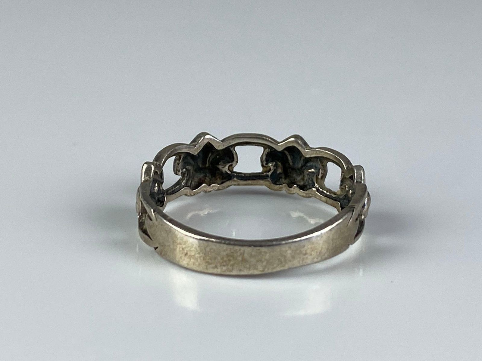 Sterling Silver Fluer De Lis Ring - 3