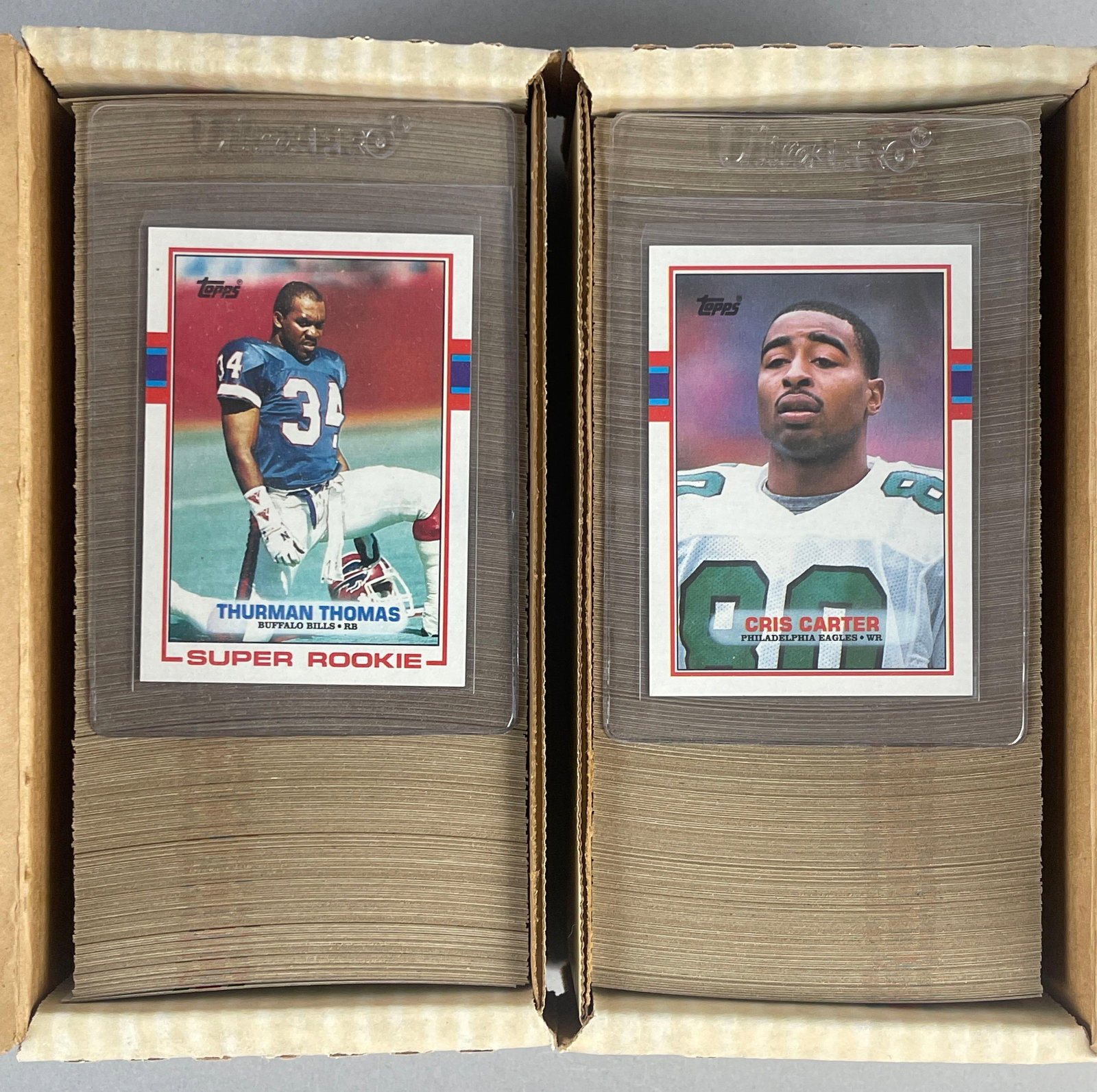 2 - 1989 Topps Football Complete High-Grade Sets from Vending Boxes: 2 - 1989 Topps Football Complete High-Grade Sets from Vending Boxes