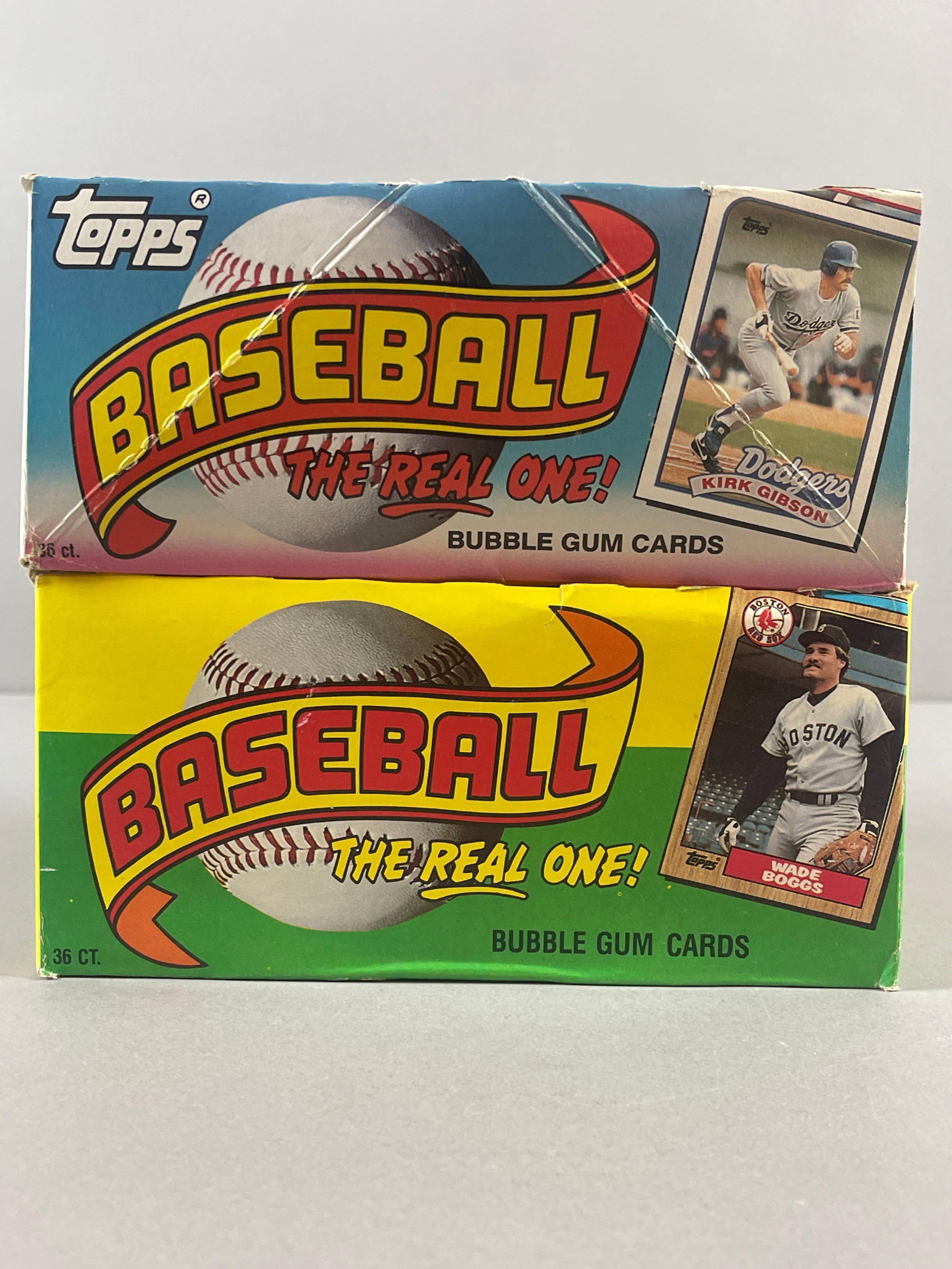 1987 and 89 Topps Baseball Partial Wax Boxes - 4