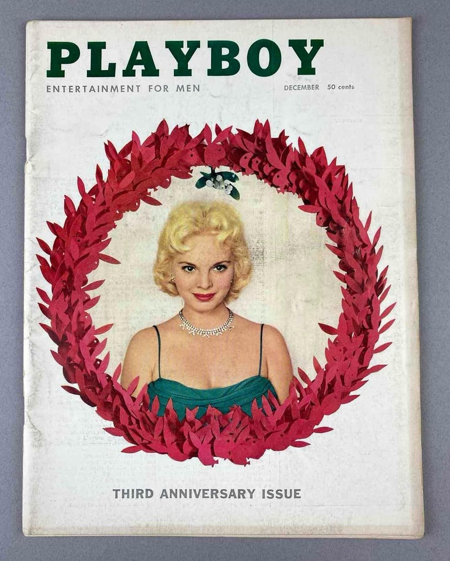 1956 Playboy December Vol.3 Magazine: 1956 Playboy December Vol.3 Magazine