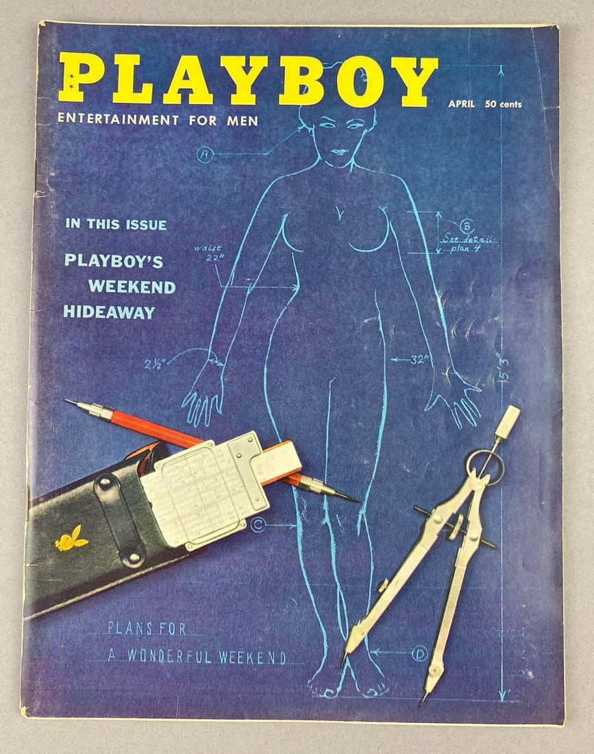 1959 Playboy April Vol.6 Magazine: 1959 Playboy April Vol.6 Magazine