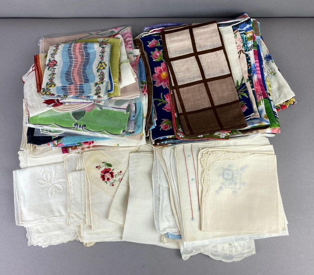 Group of Assorted Handkerchiefs (1 of 3)