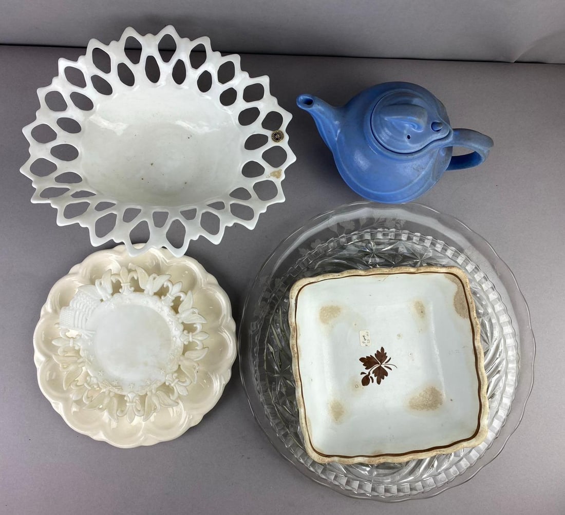Group of Assorted Milk Glassware and More (1 of 3)
