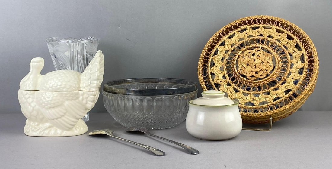Group of Assorted Lead Crystal Glassware and More (1 of 3)