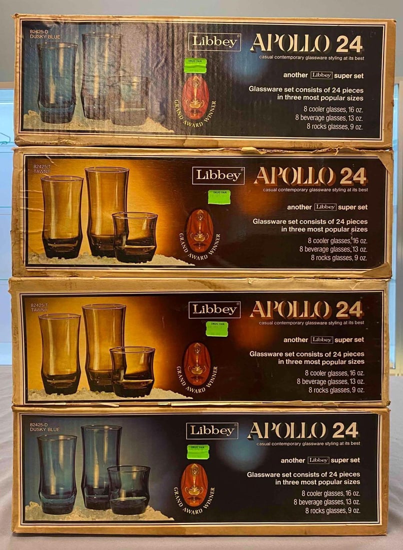 Group of Assorted Libbey Apollo Glassware Sets (1 of 5)