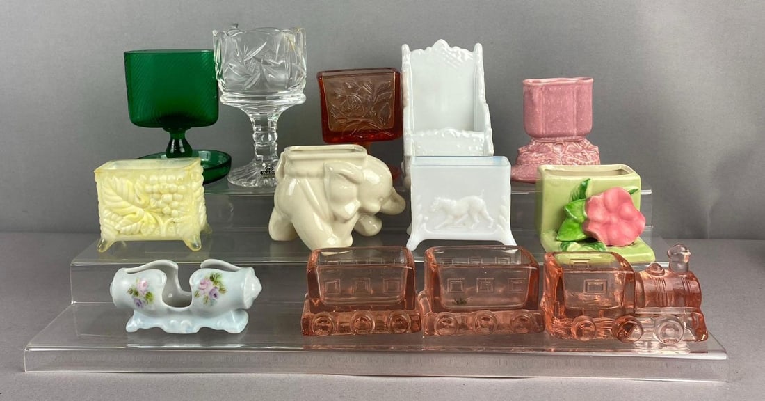 Group of Assorted Glass Planters and More (1 of 3)