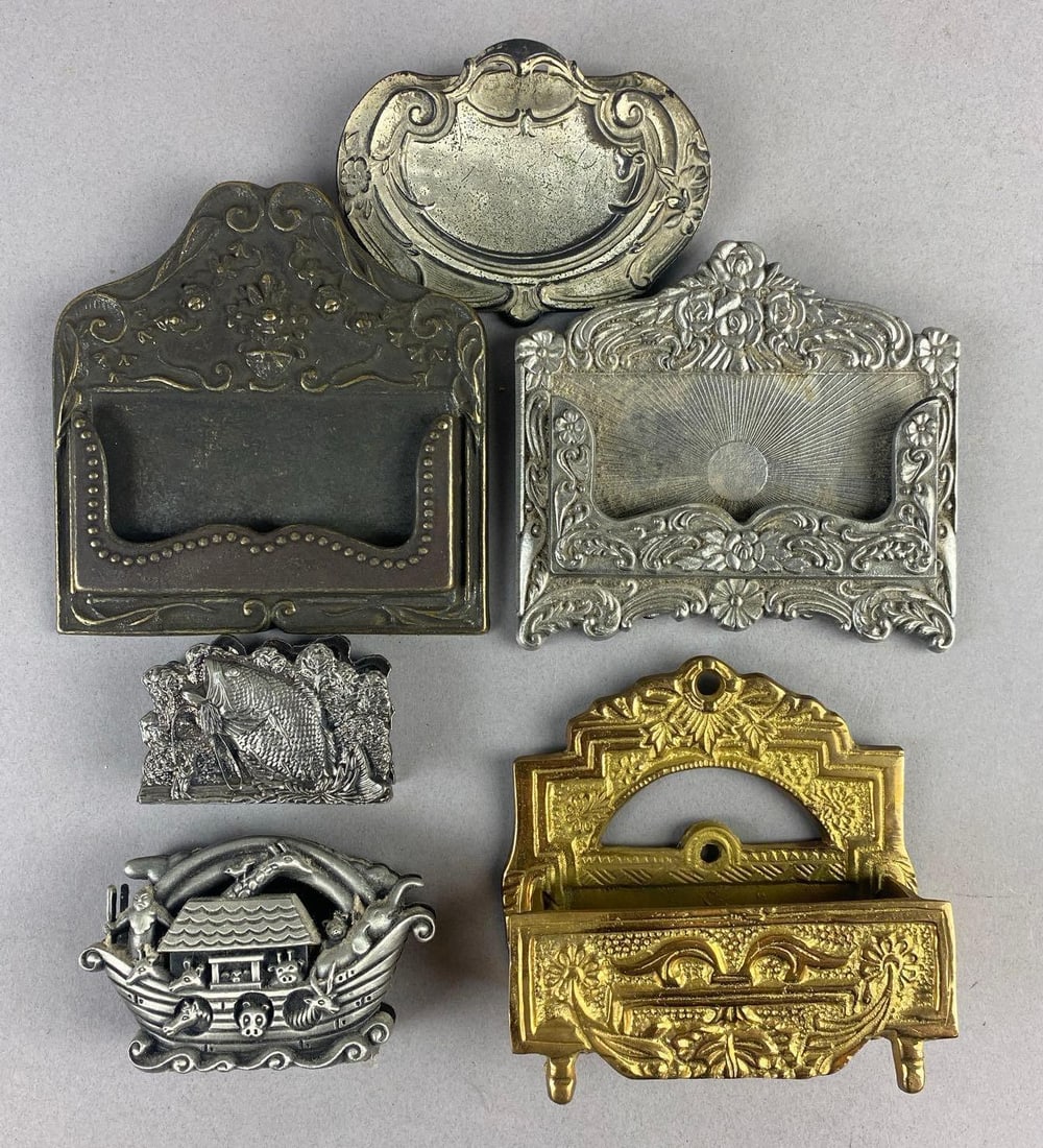 Group of Assorted Business Card Holders (1 of 3)