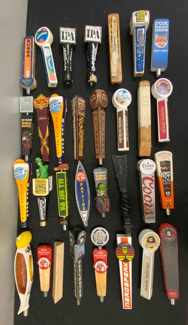 Group of Assorted Beer Advertising Tap Handles (1 of 3)