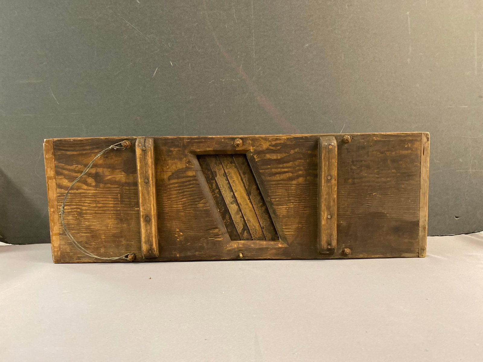 Primitive Wood Cabbage Mandoline - 2