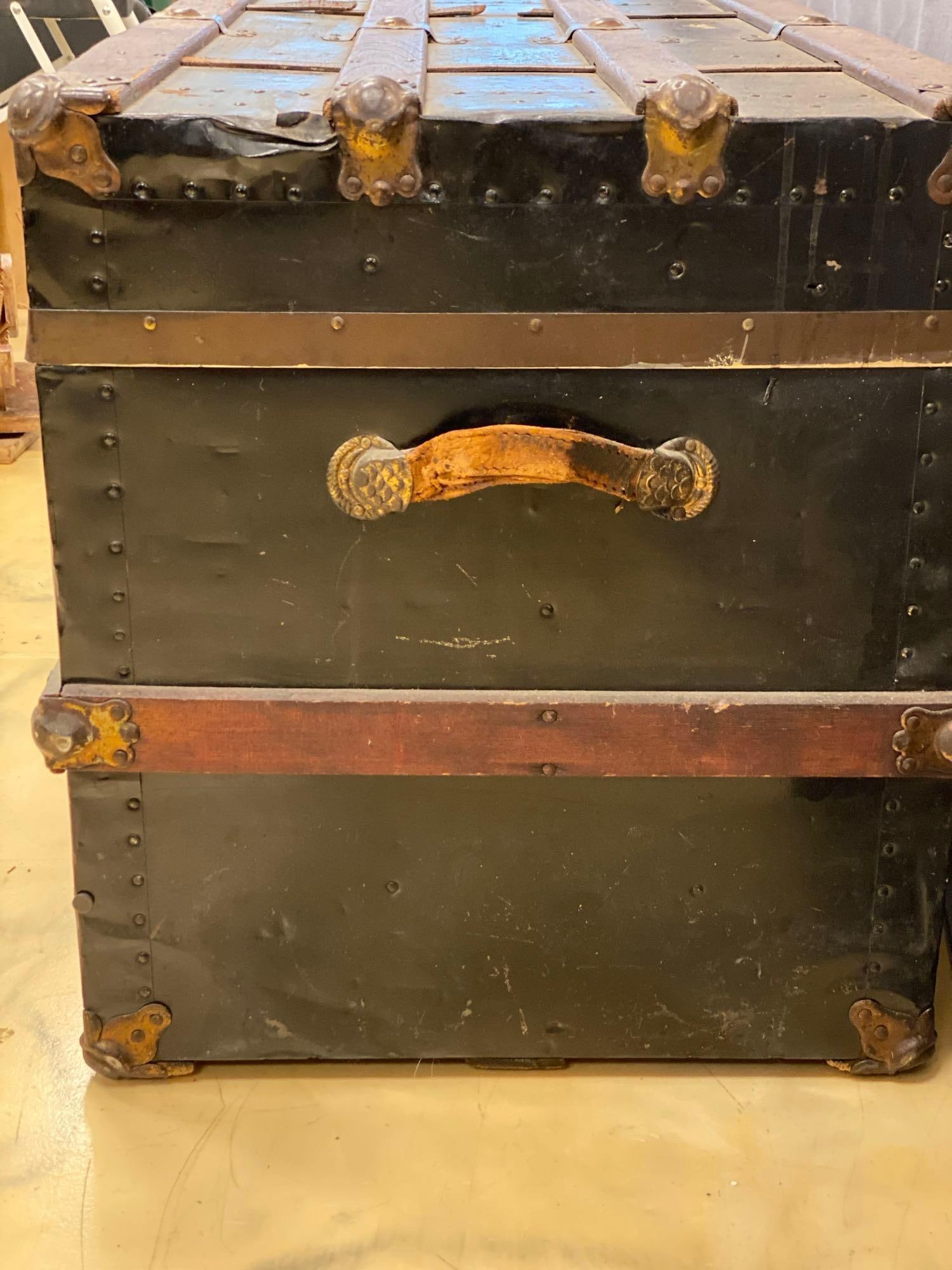 Antique Steamer Trunk - 3
