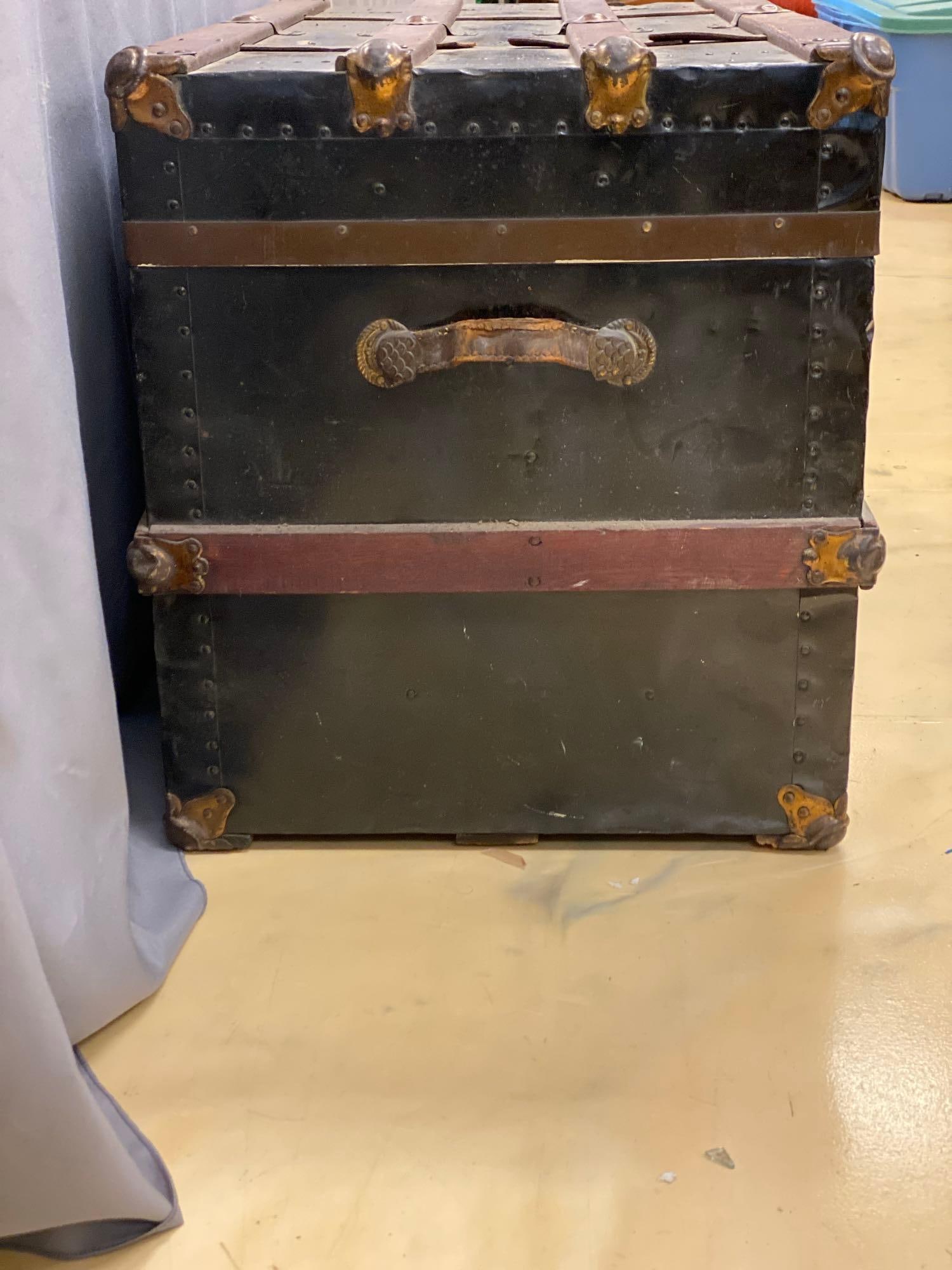 Antique Steamer Trunk - 4