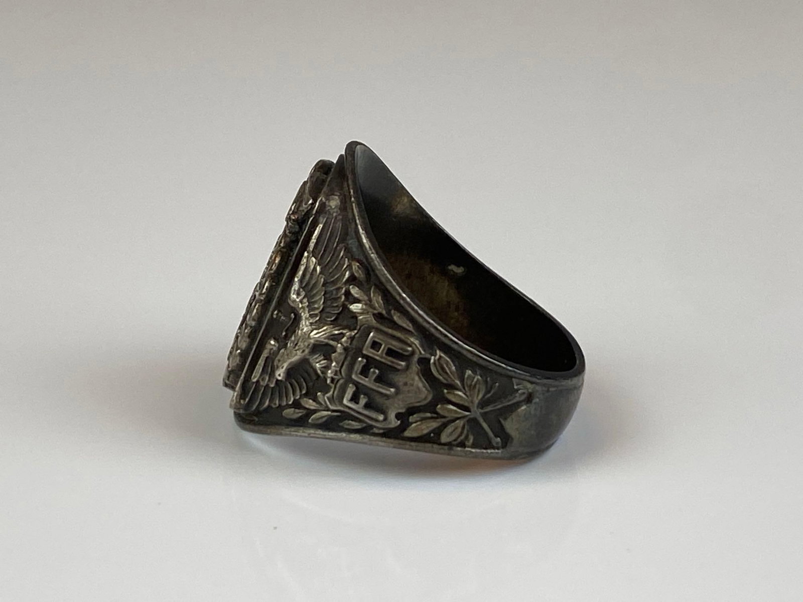 Balfour Signed Sterling Silver FFA Ring - 2