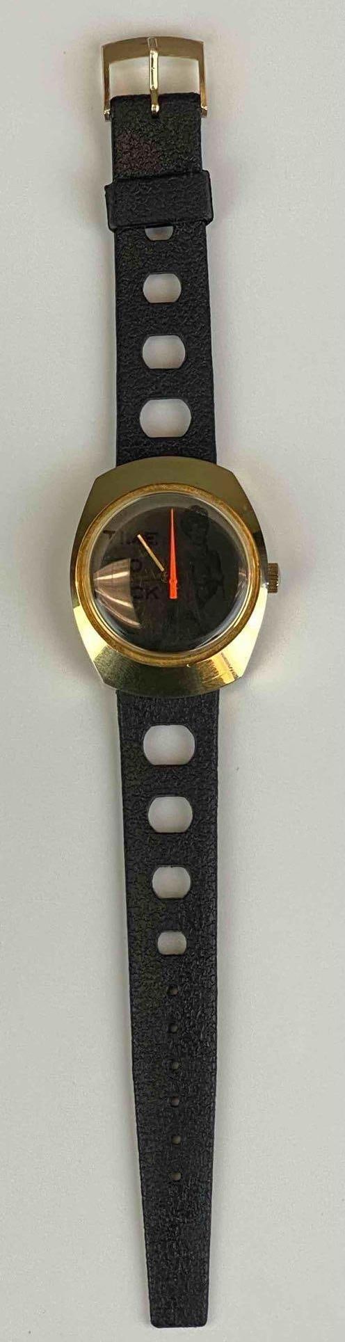 Time to F#%$ Nude Woman Adult Wristwatch: In working condition, measures 9 inches in length