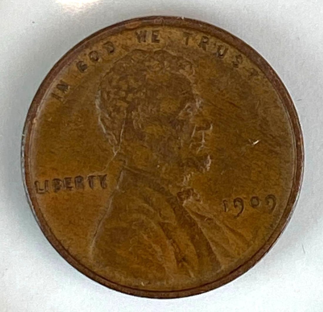 1909 US VDB Wheat Penny (1 of 2)