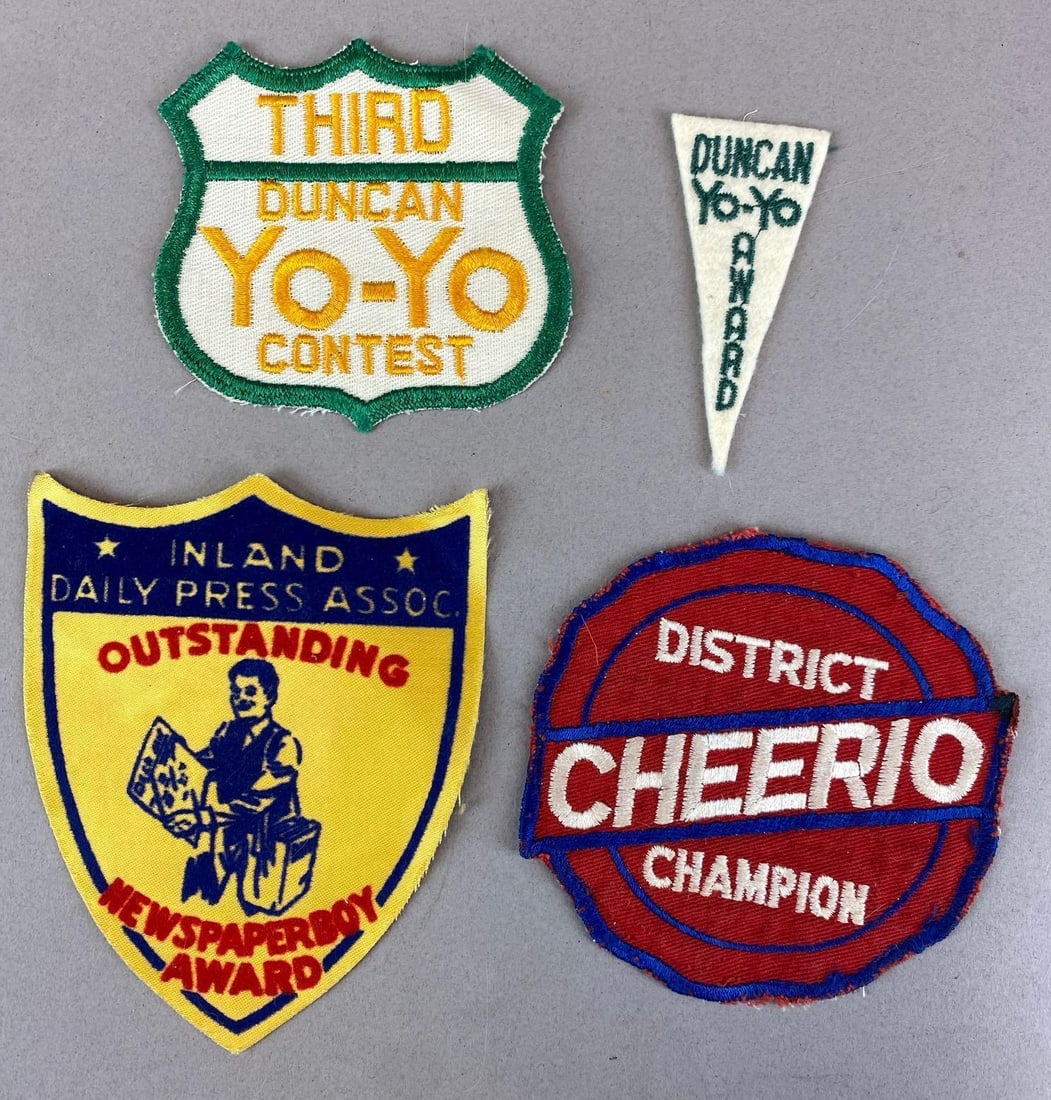 Group Of 4 Vintage Award Patches (1 of 2)
