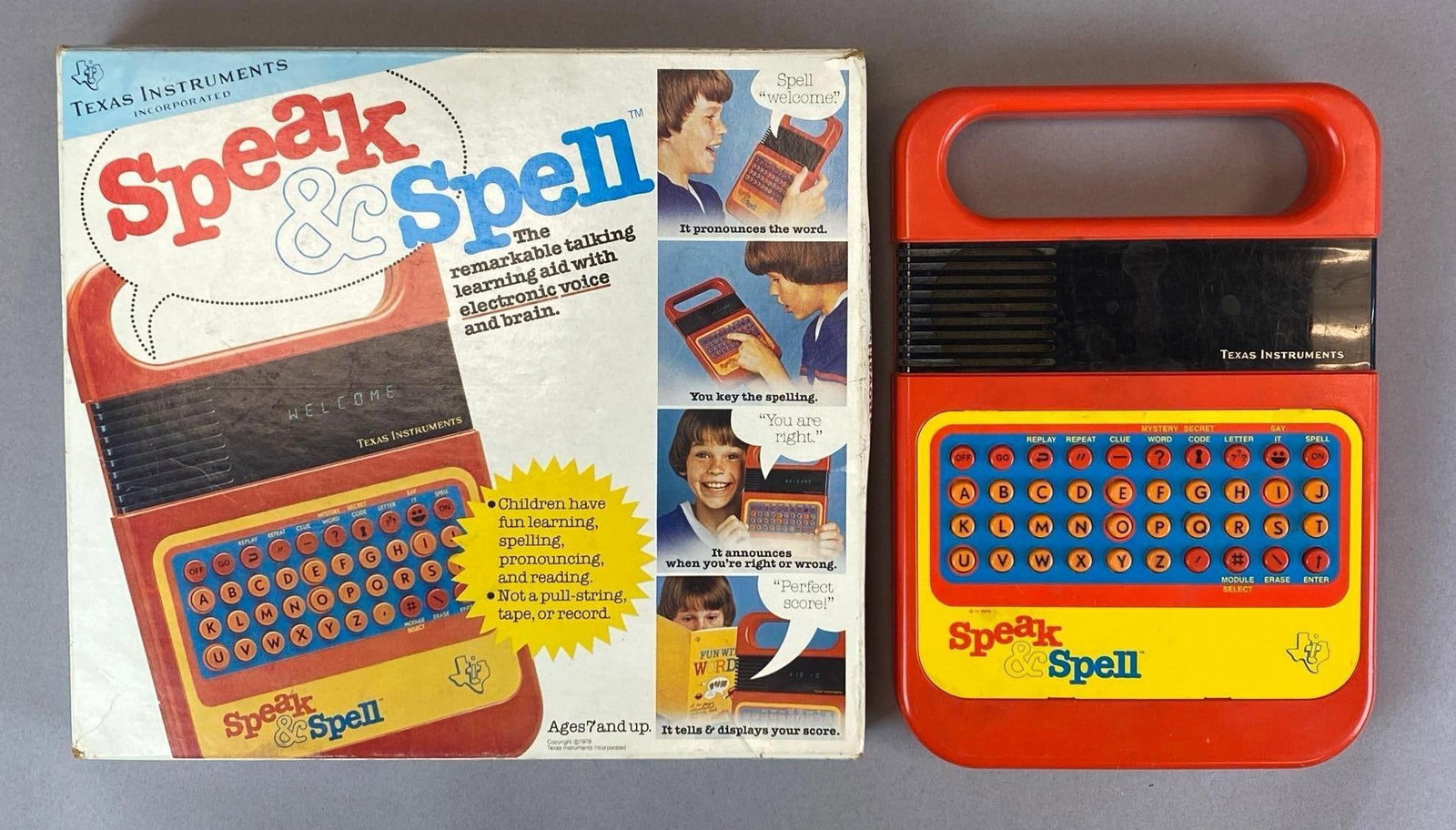 1978 Texas Instruments Speak and Spell Electronic Learning Aid (1 of 2)