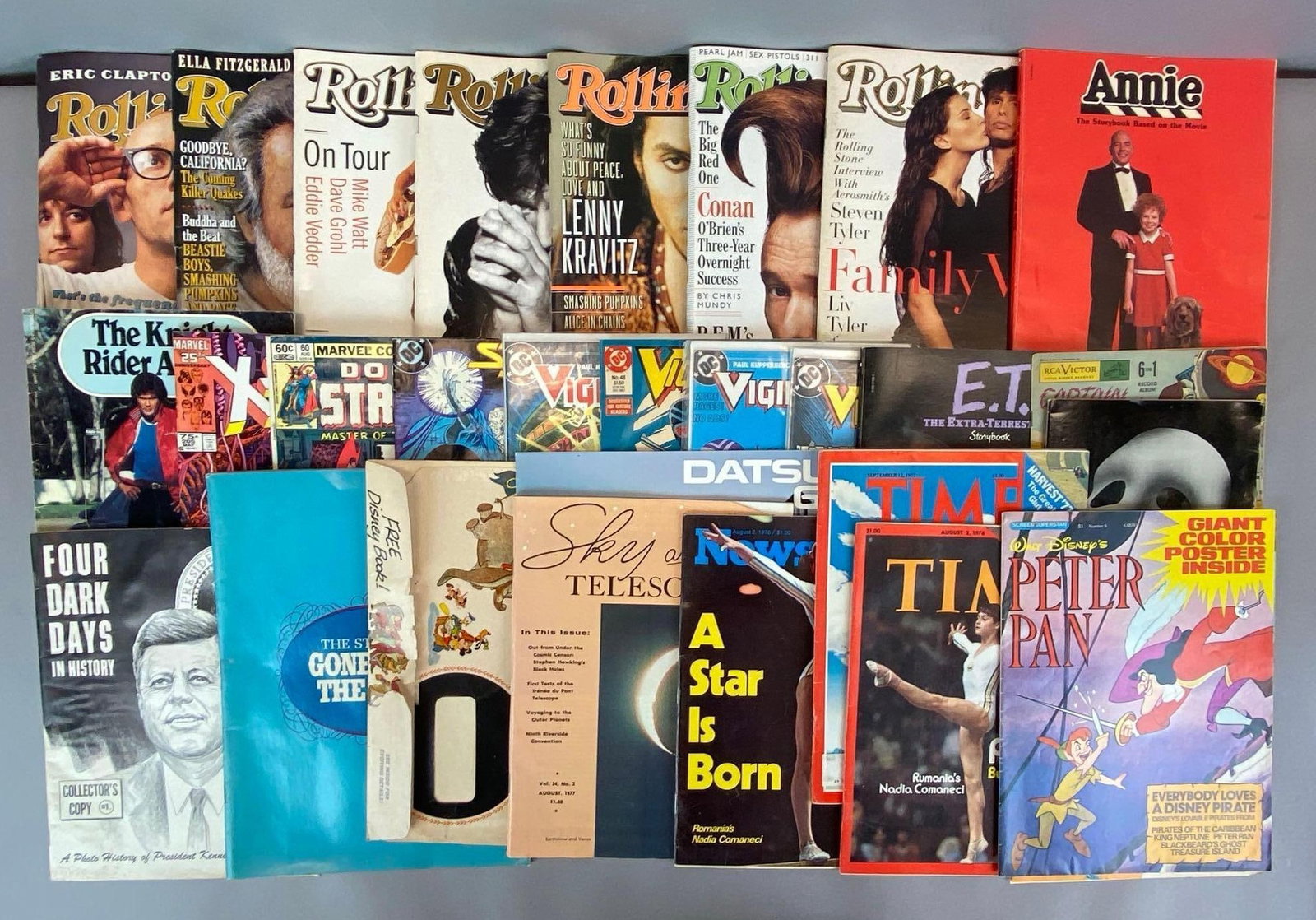 Group of Rolling Stone Magazines and More (1 of 3)