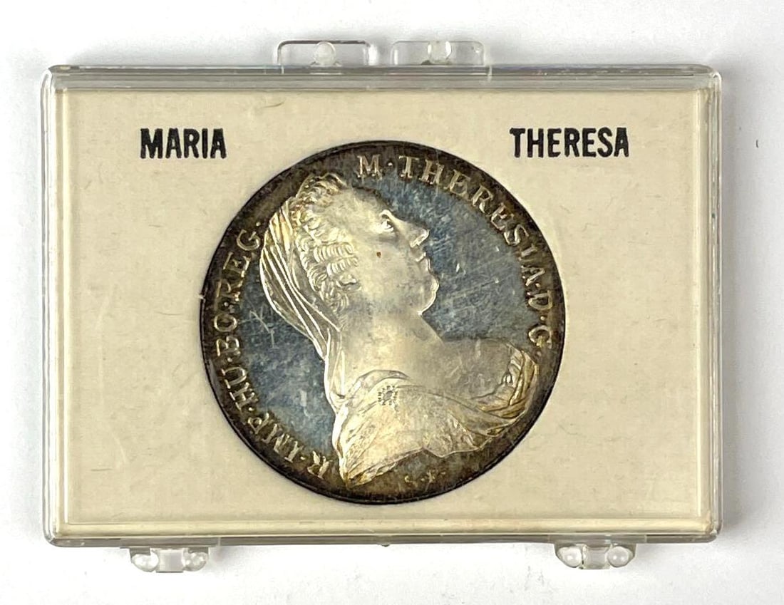 1780 Austria Maria Theresa Thaler Silver Coin: 1780 Austria Maria Theresa Thaler Silver Coin