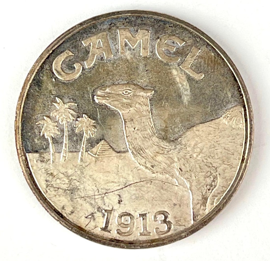 1993 Joe Camel 80th Anniversary 1 oz 999 Silver Medal (1 of 2)