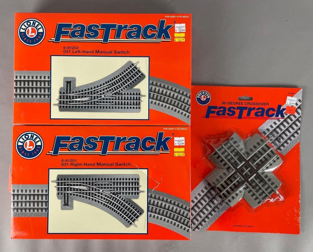 Group of Lionel O Scale Manual Switches and Crossover (1 of 2)