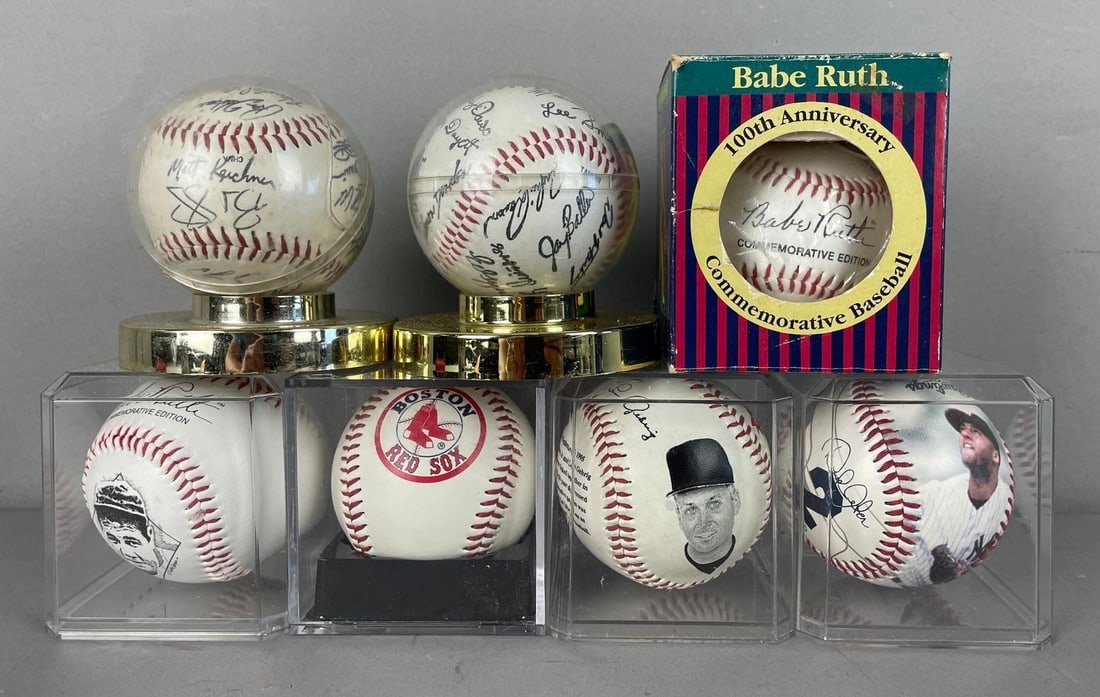 Group of Facsimile Commemorative Baseballs (1 of 3)