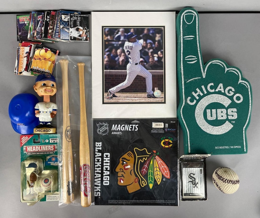 Group of Chicago Sports Memorabilia (1 of 3)