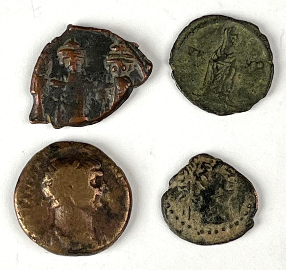 Group of 4 Ancient Roman Coins (1 of 2)