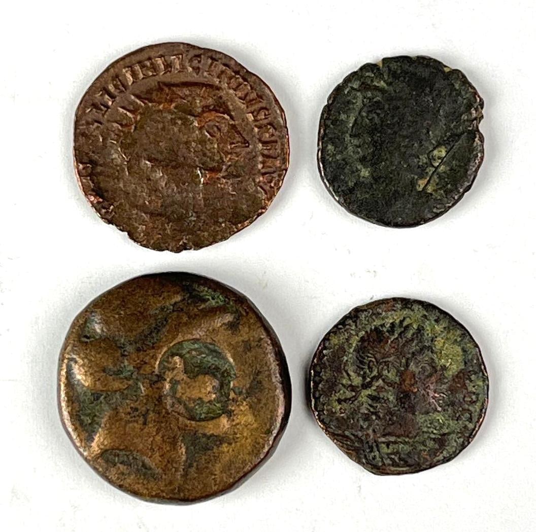 Group of 4 Ancient Roman Coins (1 of 2)