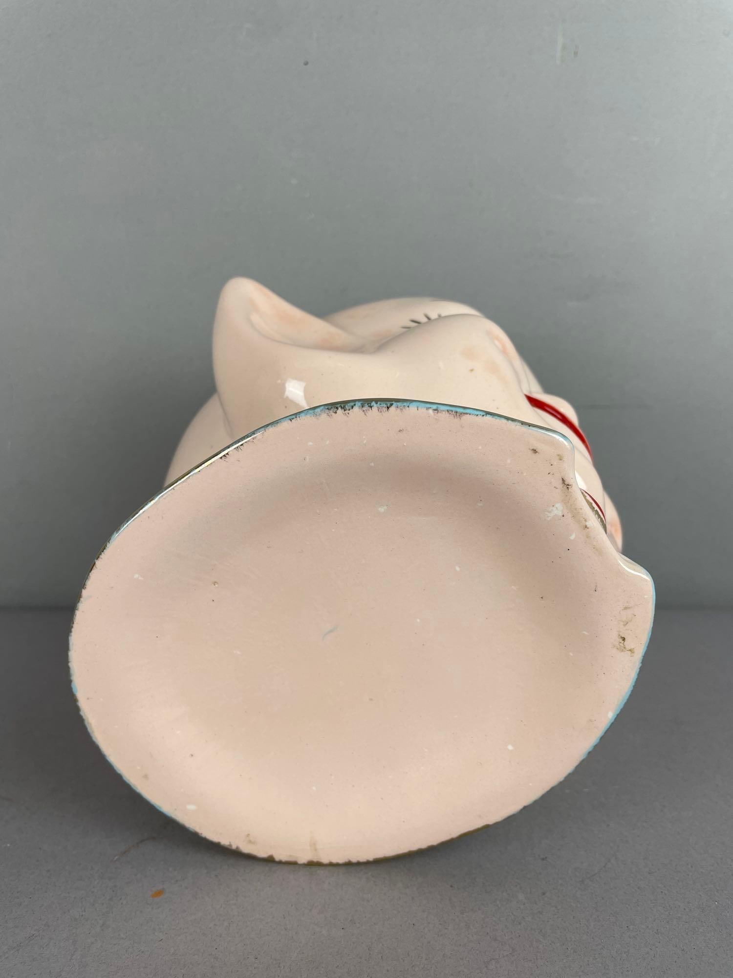Vintage Pixie Elf Ceramic Cookie Jar - 4
