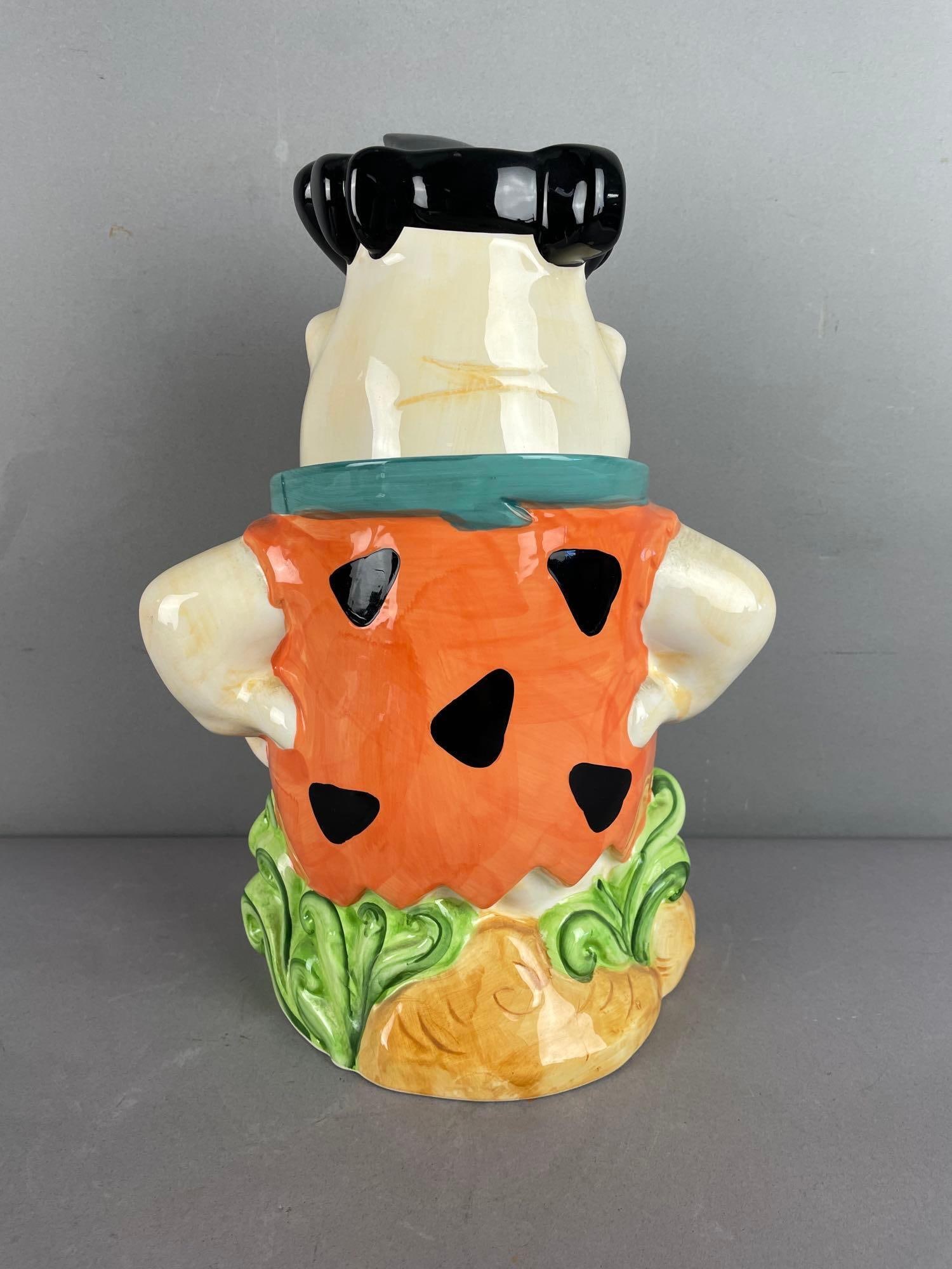 Fred Flintstone Ceramic Cookie Jar - 2