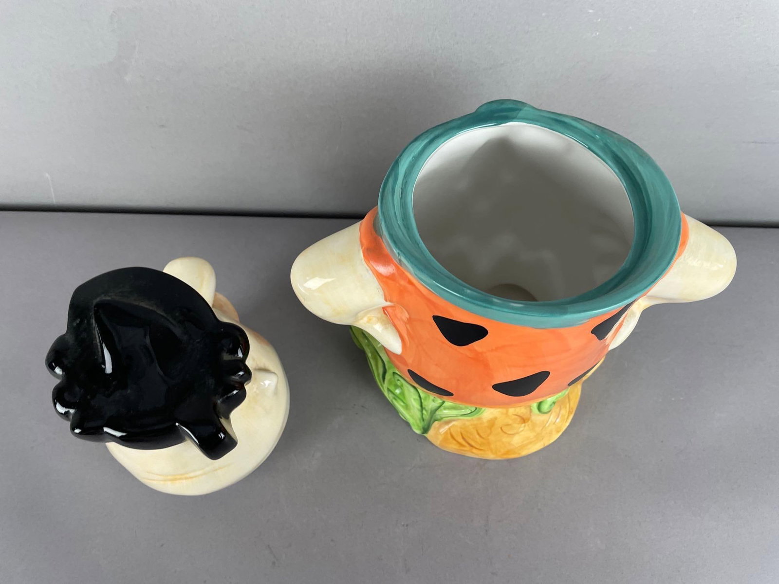 Fred Flintstone Ceramic Cookie Jar - 3
