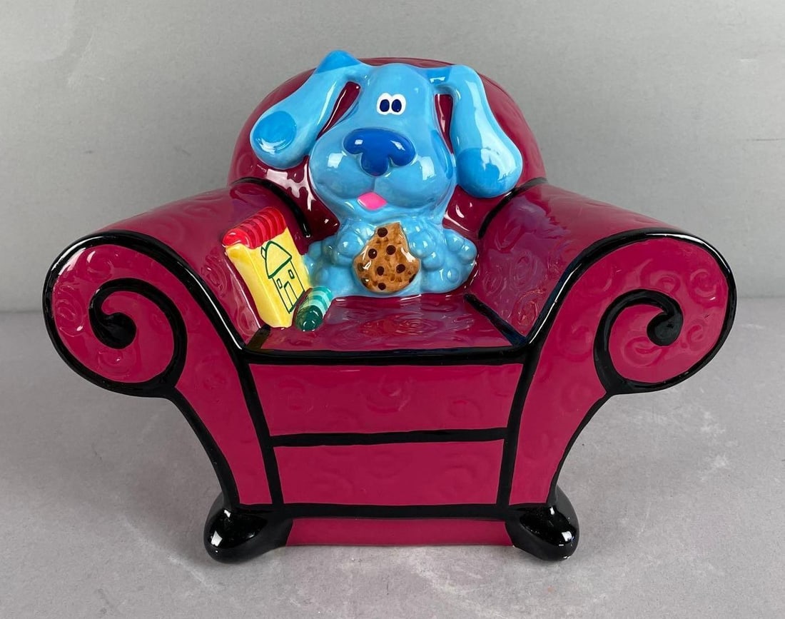 2001 Nickelodeon Blues Clues Ceramic Cookie Jar (1 of 4)
