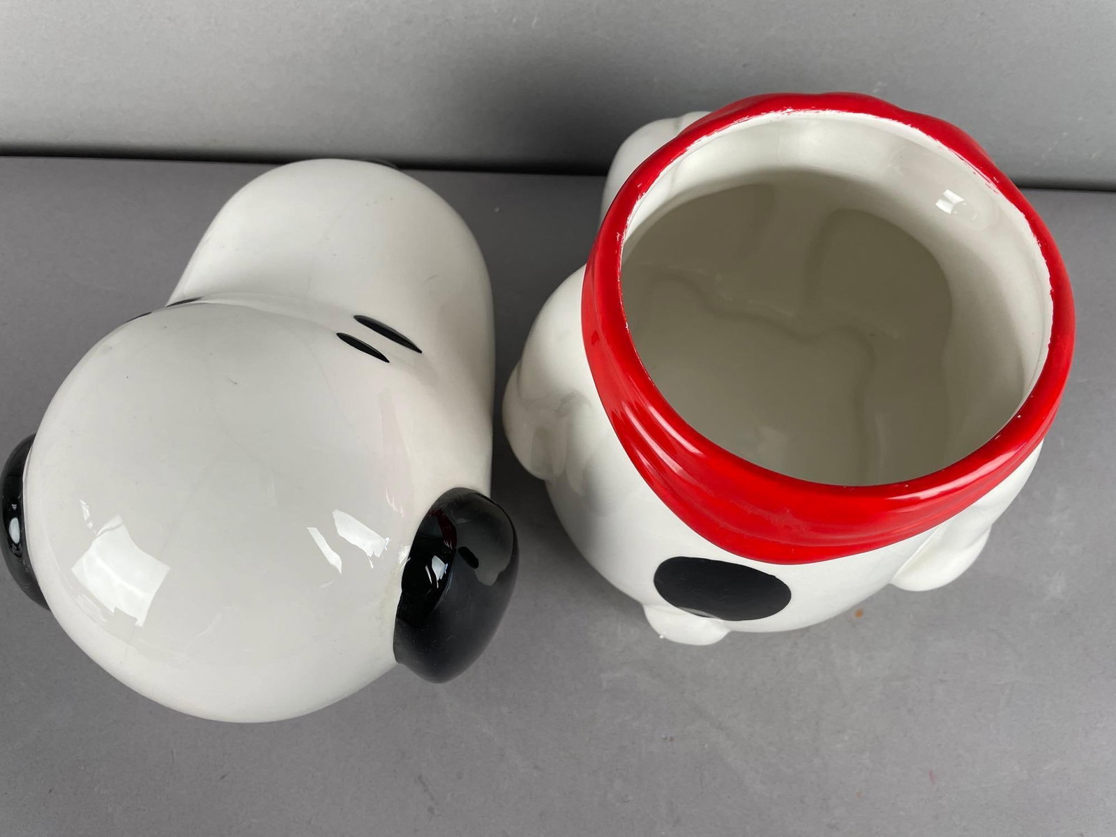 Benjamin and Medwin Peanuts Snoopy Ceramic Cookie Jar - 4