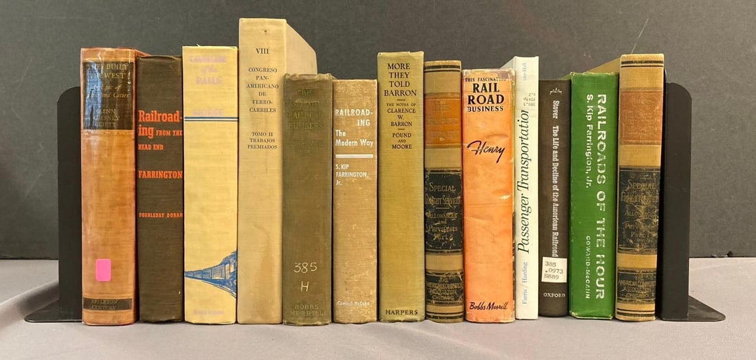 Group of Assorted Railway Themed Hardcover Books (1 of 3)