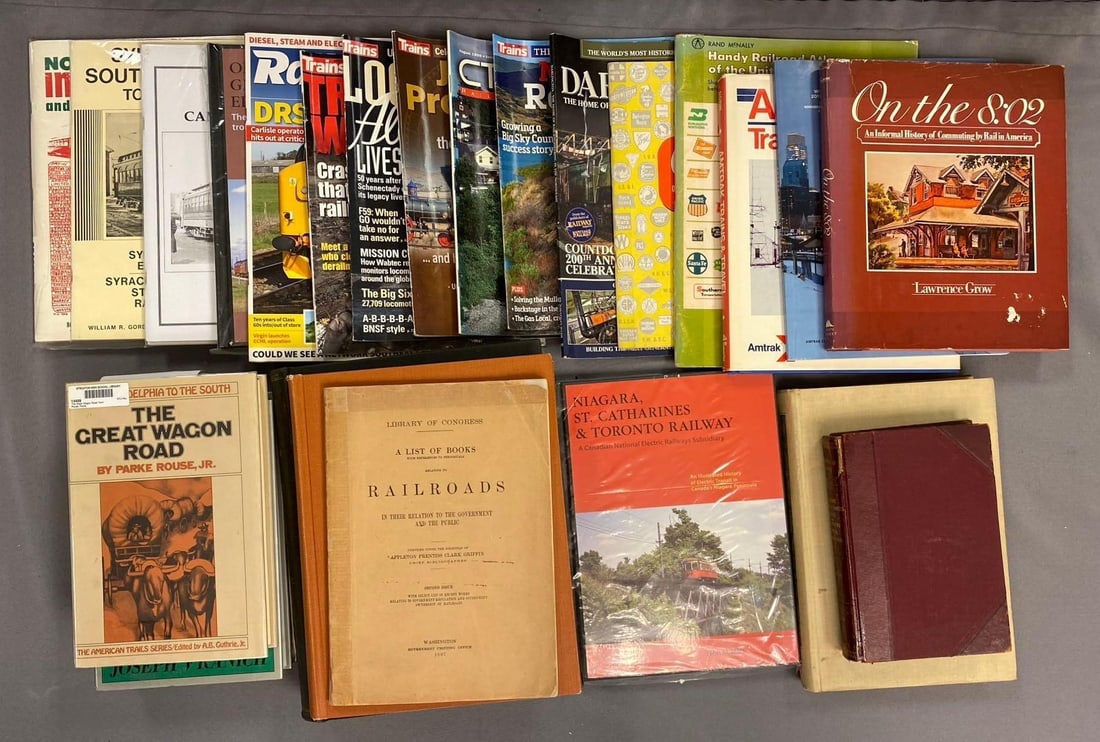 Group of Assorted Train Magazines and More (1 of 2)