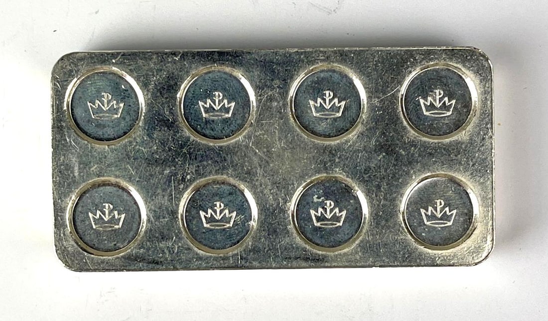 Monarch Precious Metals Building Block Lego 10 oz 999 Fine Silver Ingot/ Bar (1 of 2)